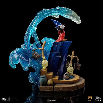 Iron Studios - Disney Classic - Mickey (Fantasia) - Deluxe Art Scale Statue 1/10 - The Card Vault