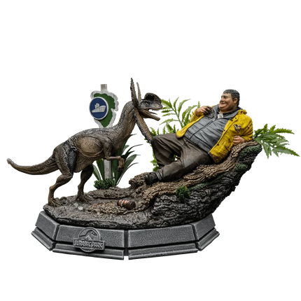Iron Studios - Jurassic Park - Dennis Nedry BDS Art Scale Statue 1/10 - The Card Vault