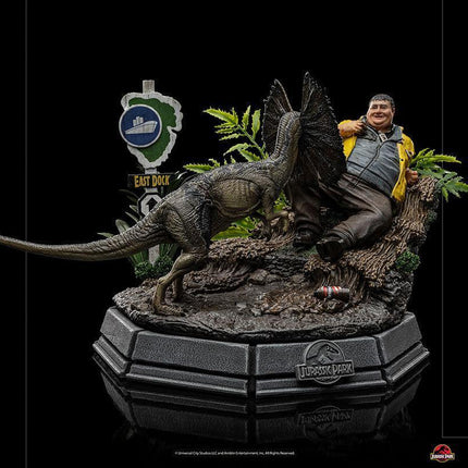 Iron Studios - Jurassic Park - Dennis Nedry BDS Art Scale Statue 1/10 - The Card Vault