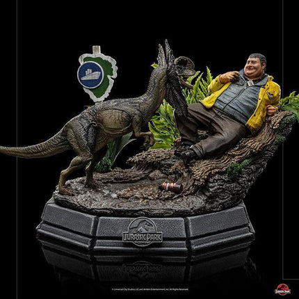 Iron Studios - Jurassic Park - Dennis Nedry BDS Art Scale Statue 1/10 - The Card Vault
