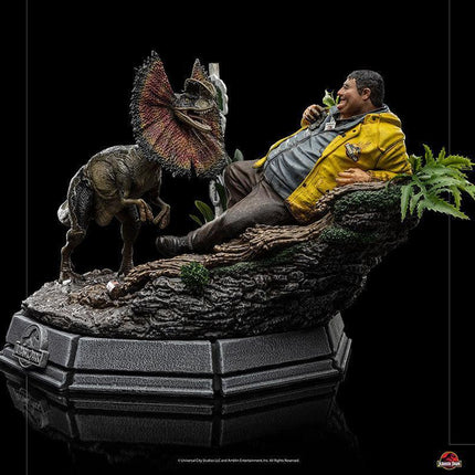 Iron Studios - Jurassic Park - Dennis Nedry BDS Art Scale Statue 1/10 - The Card Vault