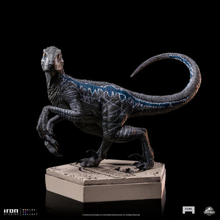 Iron Studios - Jurassic World - Velociraptor B Blue Icons Statue - The Card Vault