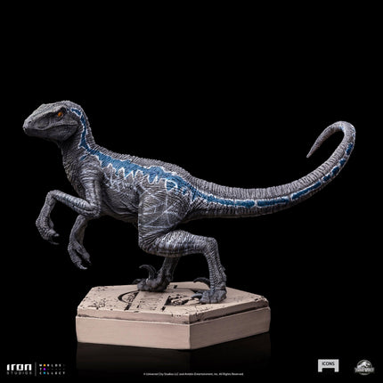 Iron Studios - Jurassic World - Velociraptor B Blue Icons Statue - The Card Vault
