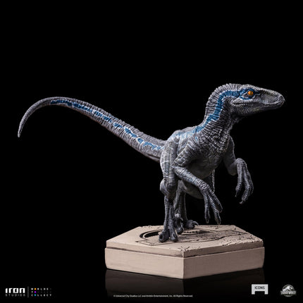 Iron Studios - Jurassic World - Velociraptor B Blue Icons Statue - The Card Vault