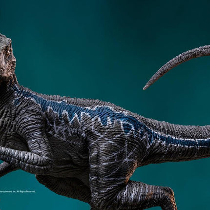 Iron Studios - Jurassic World - Velociraptor B Blue Icons Statue - The Card Vault