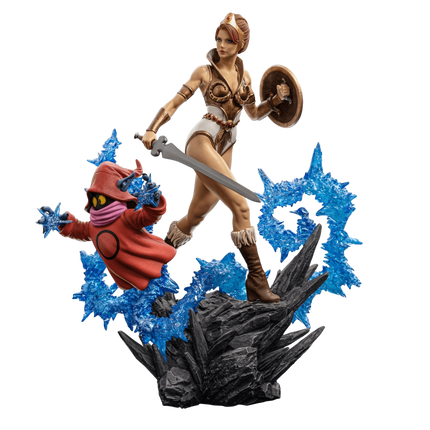 Iron Studios - Masters of the Universe - Teela & Orko Deluxe BDS Art Scale Statue 1/10 - The Card Vault