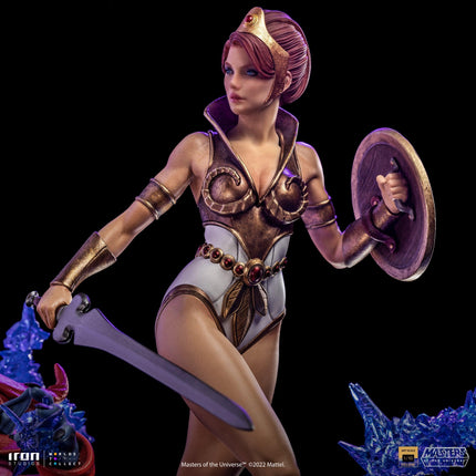 Iron Studios - Masters of the Universe - Teela & Orko Deluxe BDS Art Scale Statue 1/10 - The Card Vault