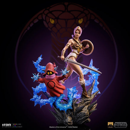 Iron Studios - Masters of the Universe - Teela & Orko Deluxe BDS Art Scale Statue 1/10 - The Card Vault