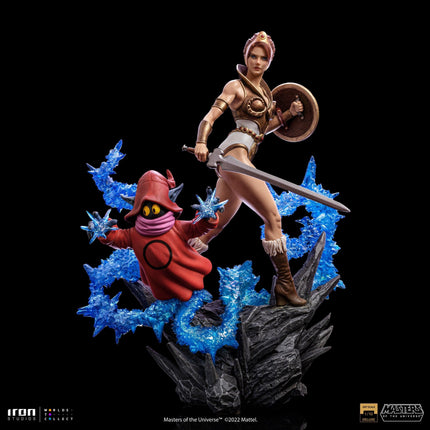 Iron Studios - Masters of the Universe - Teela & Orko Deluxe BDS Art Scale Statue 1/10 - The Card Vault