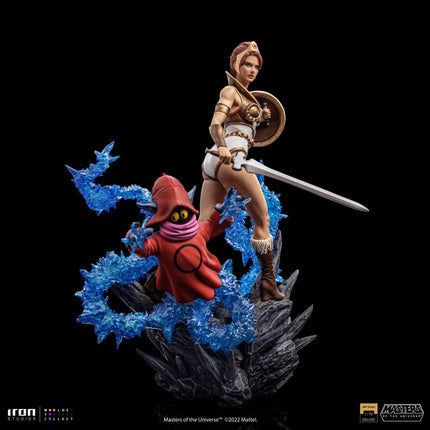 Iron Studios - Masters of the Universe - Teela & Orko Deluxe BDS Art Scale Statue 1/10 - The Card Vault