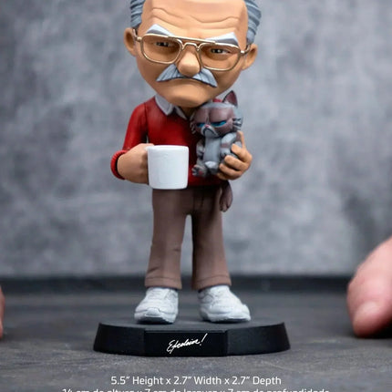 Iron Studios - Pow! Studios - Stan Lee with Grumpy Cat MiniCo Figure - The Card Vault