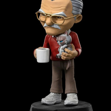 Iron Studios - Pow! Studios - Stan Lee with Grumpy Cat MiniCo Figure - The Card Vault
