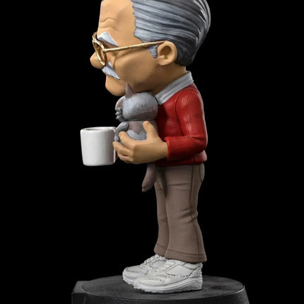 Iron Studios - Pow! Studios - Stan Lee with Grumpy Cat MiniCo Figure - The Card Vault