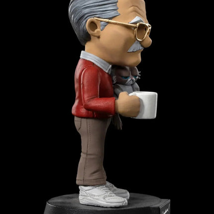 Iron Studios - Pow! Studios - Stan Lee with Grumpy Cat MiniCo Figure - The Card Vault