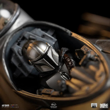 Iron Studios - Star Wars - Mando's N-1 Starfighter - Demi Art Scale Statue 1/20 - The Card Vault