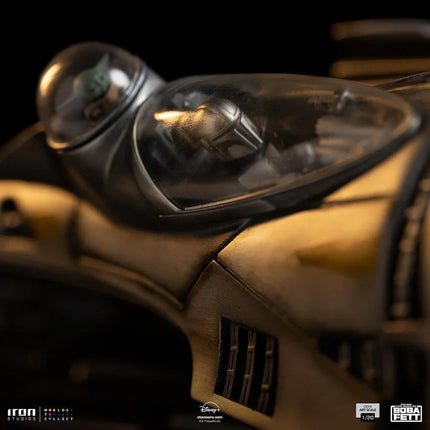 Iron Studios - Star Wars - Mando's N-1 Starfighter - Demi Art Scale Statue 1/20 - The Card Vault