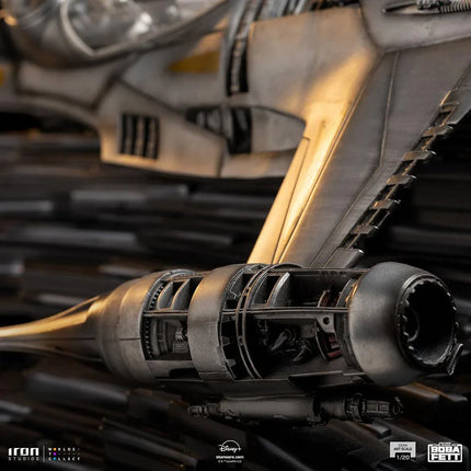 Iron Studios - Star Wars - Mando's N-1 Starfighter - Demi Art Scale Statue 1/20 - The Card Vault