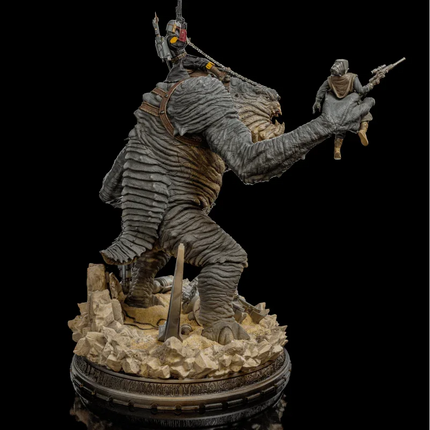 Iron Studios - The Book of Boba Fett - Boba Fett & Rancor Demi Art Scale Statue 1/20 - The Card Vault