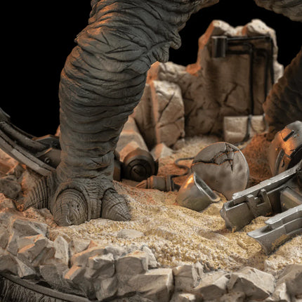 Iron Studios - The Book of Boba Fett - Boba Fett & Rancor Demi Art Scale Statue 1/20 - The Card Vault