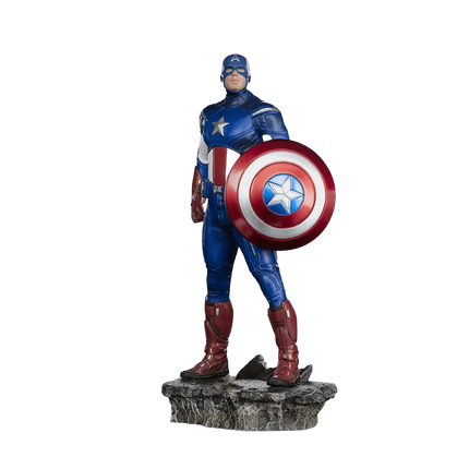 Iron Studios - The Infinity Saga: Battle of NY - Captain America BDS Art Scale Statue 1/10 - The Card Vault