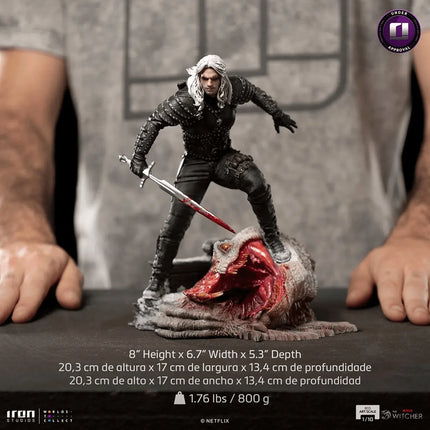 Iron Studios - The Witcher - Geralt of Rivia - BDS Art Scale Statue 1/10 - The Card Vault