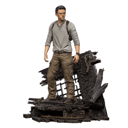 Iron Studios - Uncharted - Nathan Drake Deluxe BDS Art Scale Statue 1/10 - The Card Vault