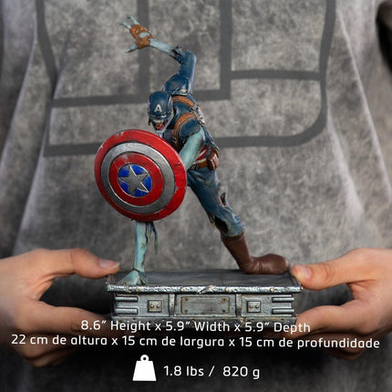 Iron Studios - What If... - Captain America Zombie - Art Scale Statue 1/10 - The Card Vault