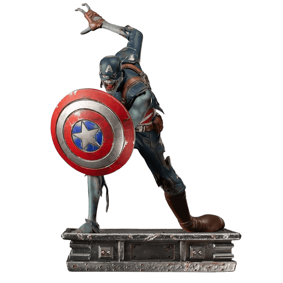 Iron Studios - What If... - Captain America Zombie - Art Scale Statue 1/10 - The Card Vault
