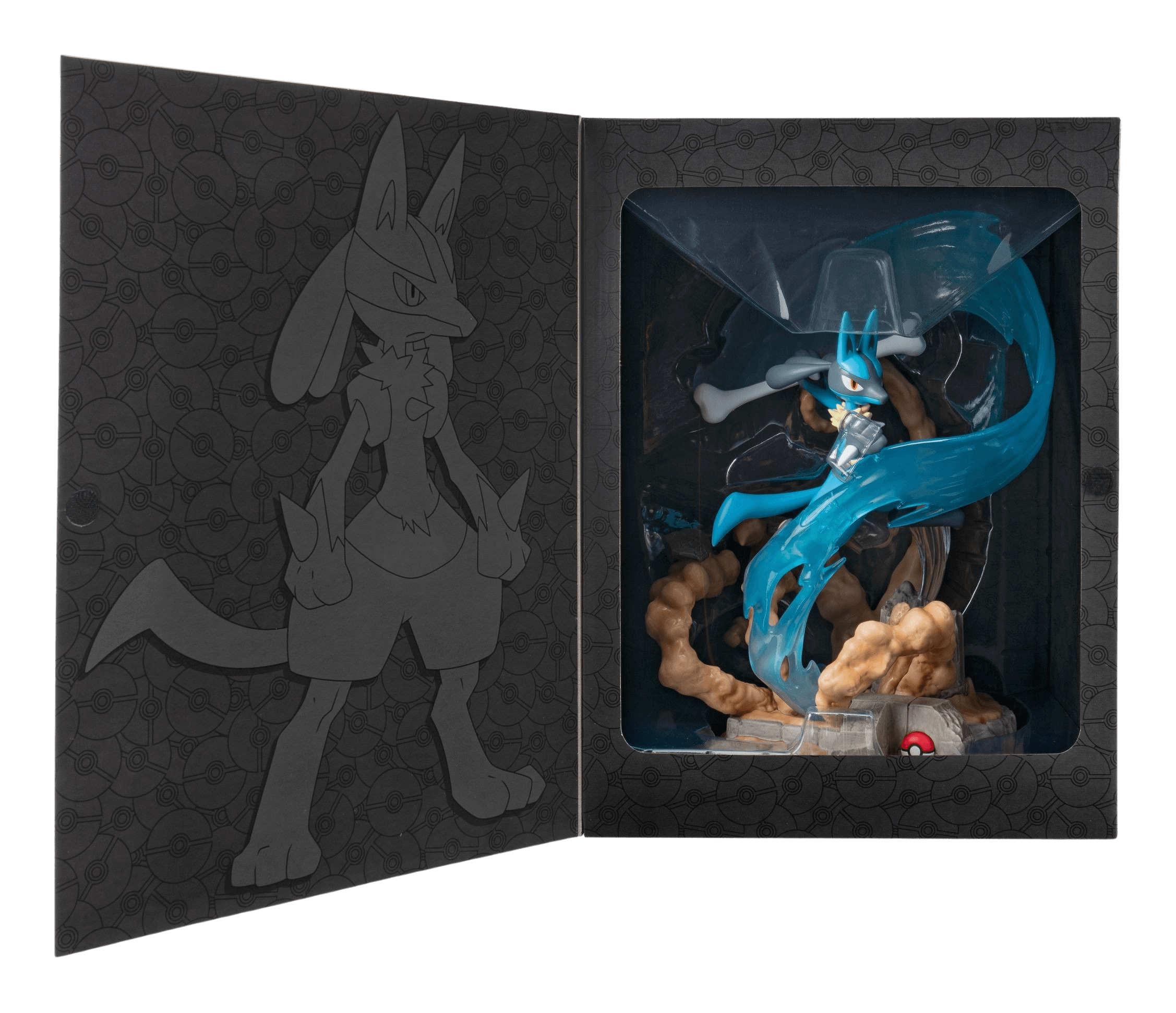 Jazwares - Pokemon Deluxe Collector Statue - Lucario - The Card Vault