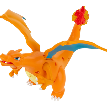 Jazwares - Pokemon Figure - Flame & Fight Deluxe Charizard - The Card Vault