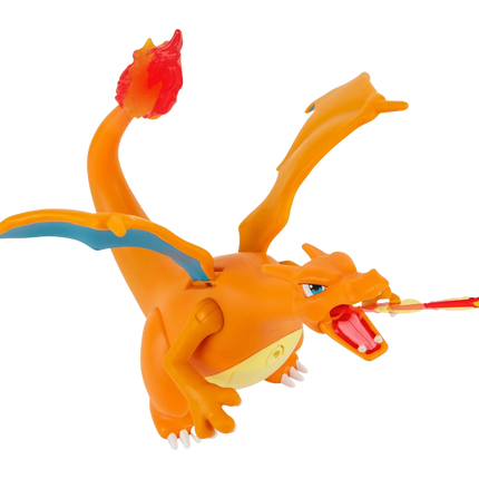 Jazwares - Pokemon Figure - Flame & Fight Deluxe Charizard - The Card Vault