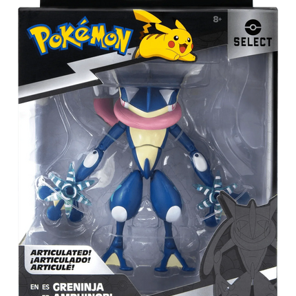 Jazwares - Pokemon Select - Greninja Figure (6in) - The Card Vault