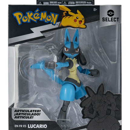 Jazwares - Pokemon Select - Lucario Figure (6in) - The Card Vault