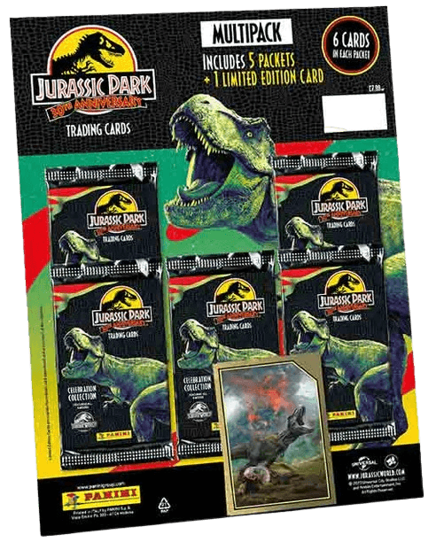 Jurassic World Anniversary Trading Cards - Multipack - The Card Vault