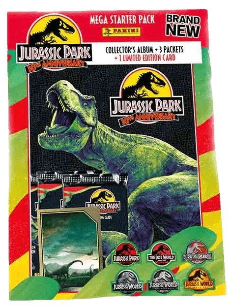 Jurassic World Anniversary Trading Cards - Starter Pack - The Card Vault