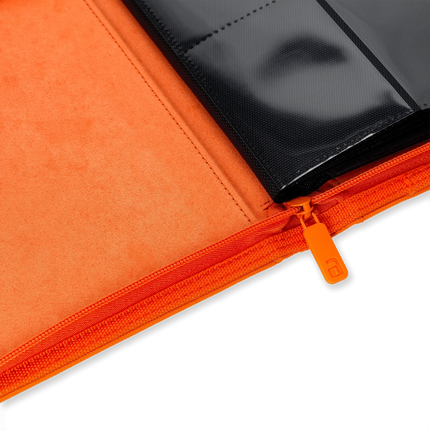 Vault X - 9-Pocket Exo-Tec® Zip Binder - Just Orange