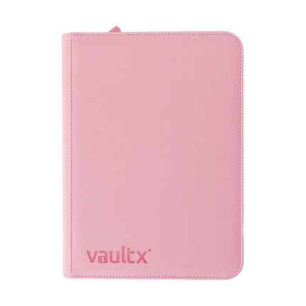 Vault X - 9-Pocket Exo-Tec® Zip Binder - Just Pink