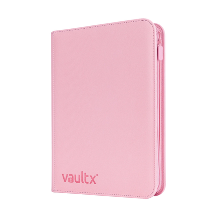 Vault X - 9-Pocket Exo-Tec® Zip Binder - Just Pink
