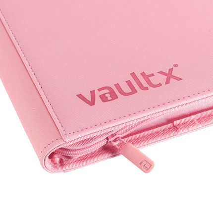 Vault X - 12-Pocket Exo-Tec® Zip Binder - Just Pink