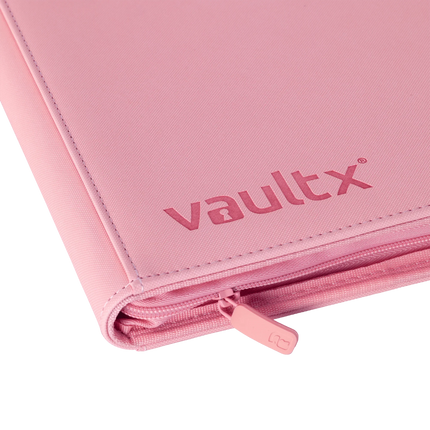 Vault X - 9-Pocket Exo-Tec® Zip Binder - Just Pink