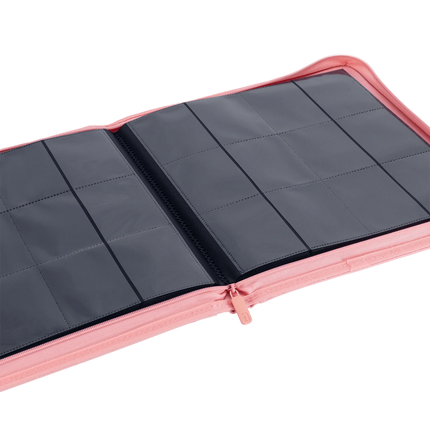 Vault X - 12-Pocket Exo-Tec® Zip Binder - Just Pink