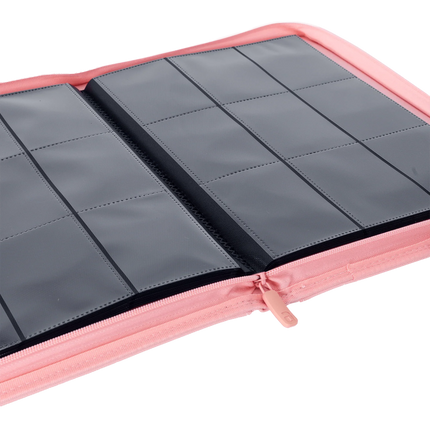 Vault X - 9-Pocket Exo-Tec® Zip Binder - Just Pink