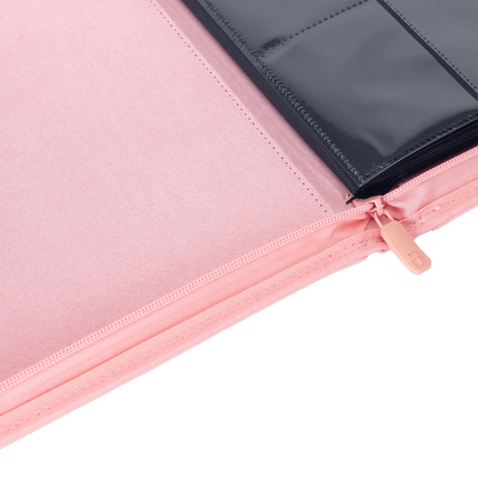 Vault X - 9-Pocket Exo-Tec® Zip Binder - Just Pink