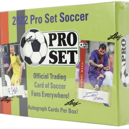 Leaf Trading Cards - 2022 Leaf Pro Set Football (Soccer) - Hobby Box - The Card Vault