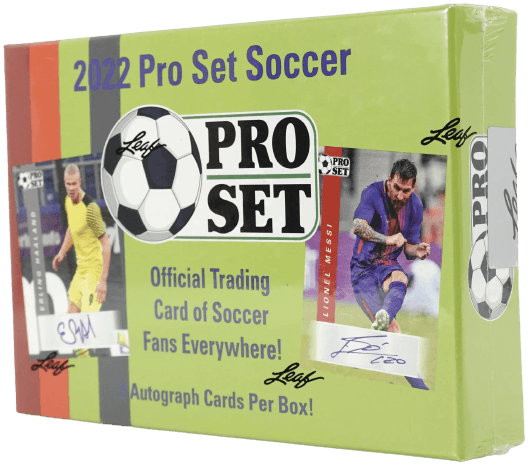 Leaf Trading Cards - 2022 Leaf Pro Set Football (Soccer) - Hobby Box - The Card Vault