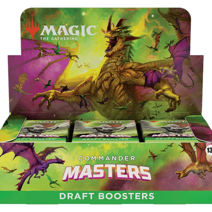 Magic: The Gathering - Commander Masters - Draft Booster Box (24 Packs) - The Card Vault