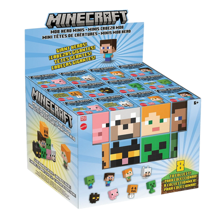 Mattel - Minecraft - Mob Head Minis (Assorted) - The Card Vault