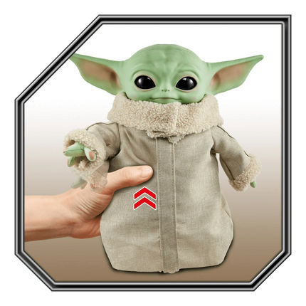 Mattel - Star Wars - Squeeze & Blink Grogu Plush (11in) - The Card Vault