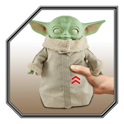 Mattel - Star Wars - Squeeze & Blink Grogu Plush (11in) - The Card Vault