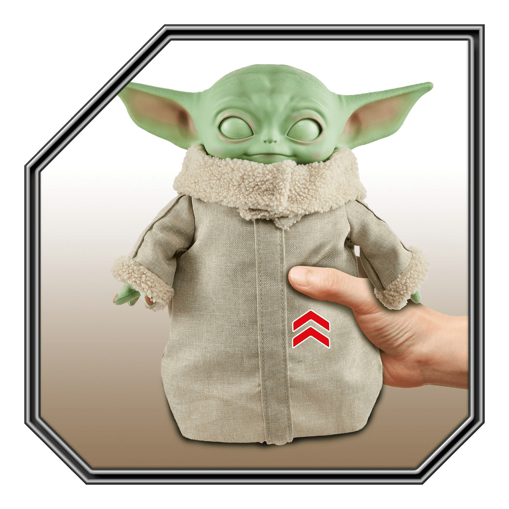 Mattel - Star Wars - Squeeze & Blink Grogu Plush (11in) - The Card Vault